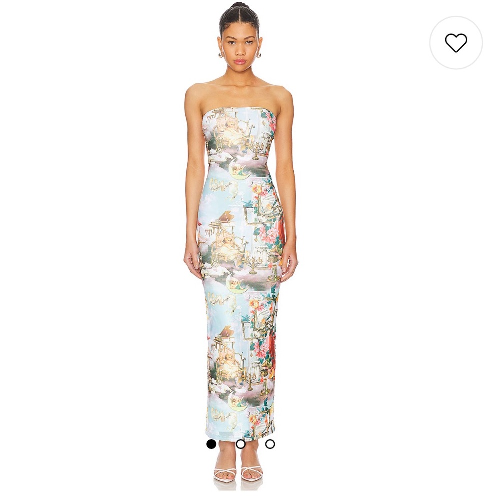 Harmony Maxi Dress in Blue Multi